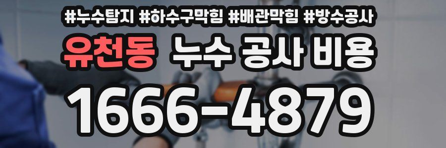 유천동 누수 공사 비용