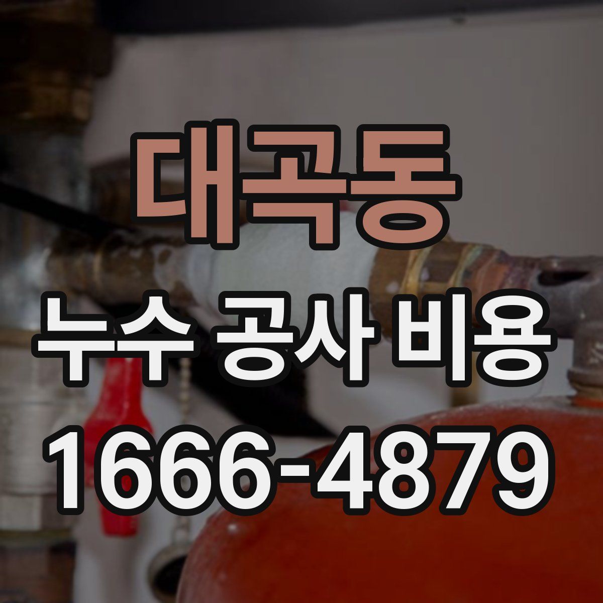 대곡동 누수 공사 비용