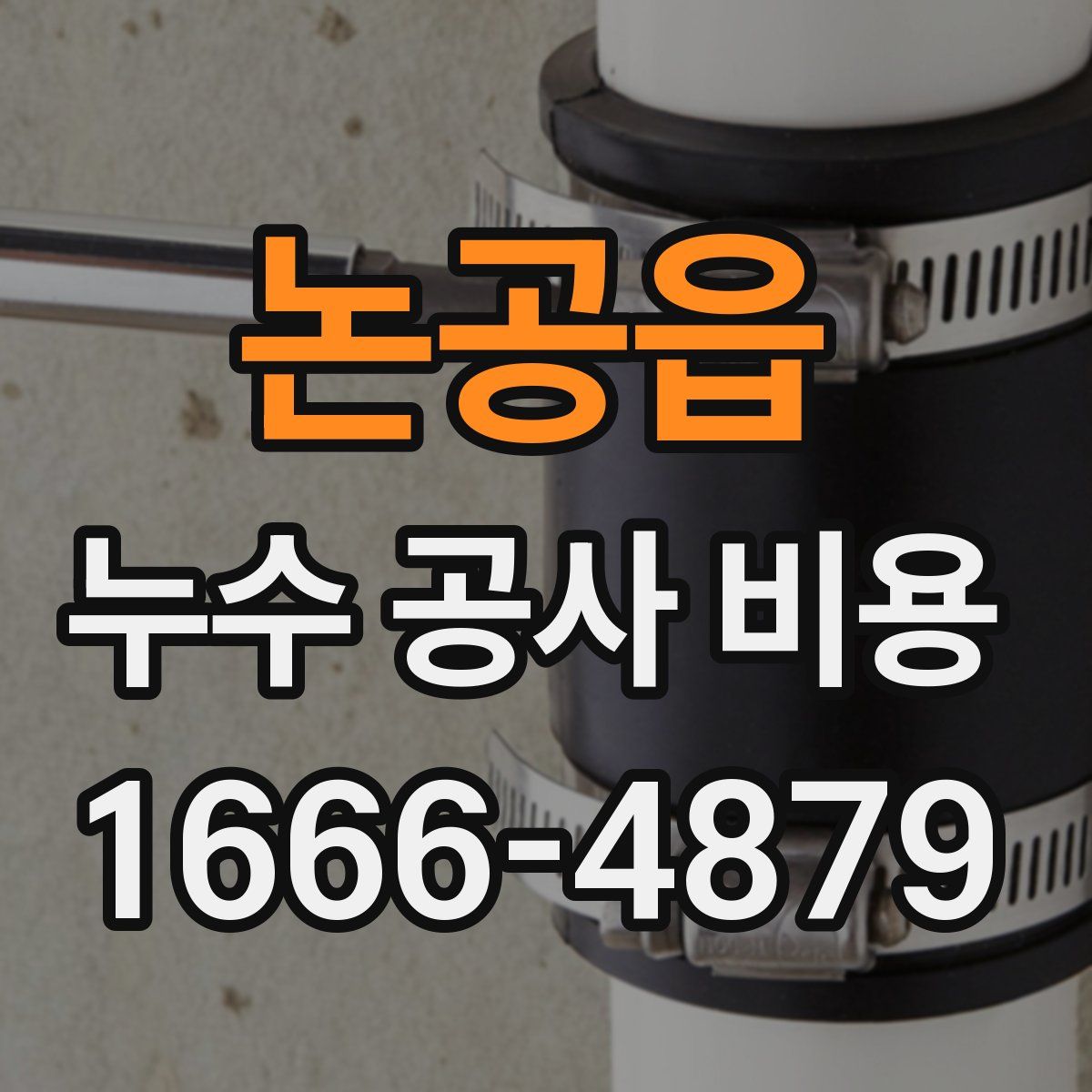 논공읍 누수 공사 비용