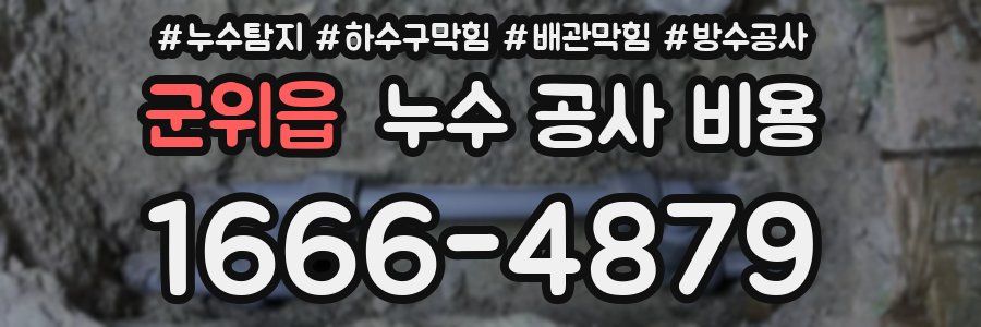군위읍 누수 공사 비용