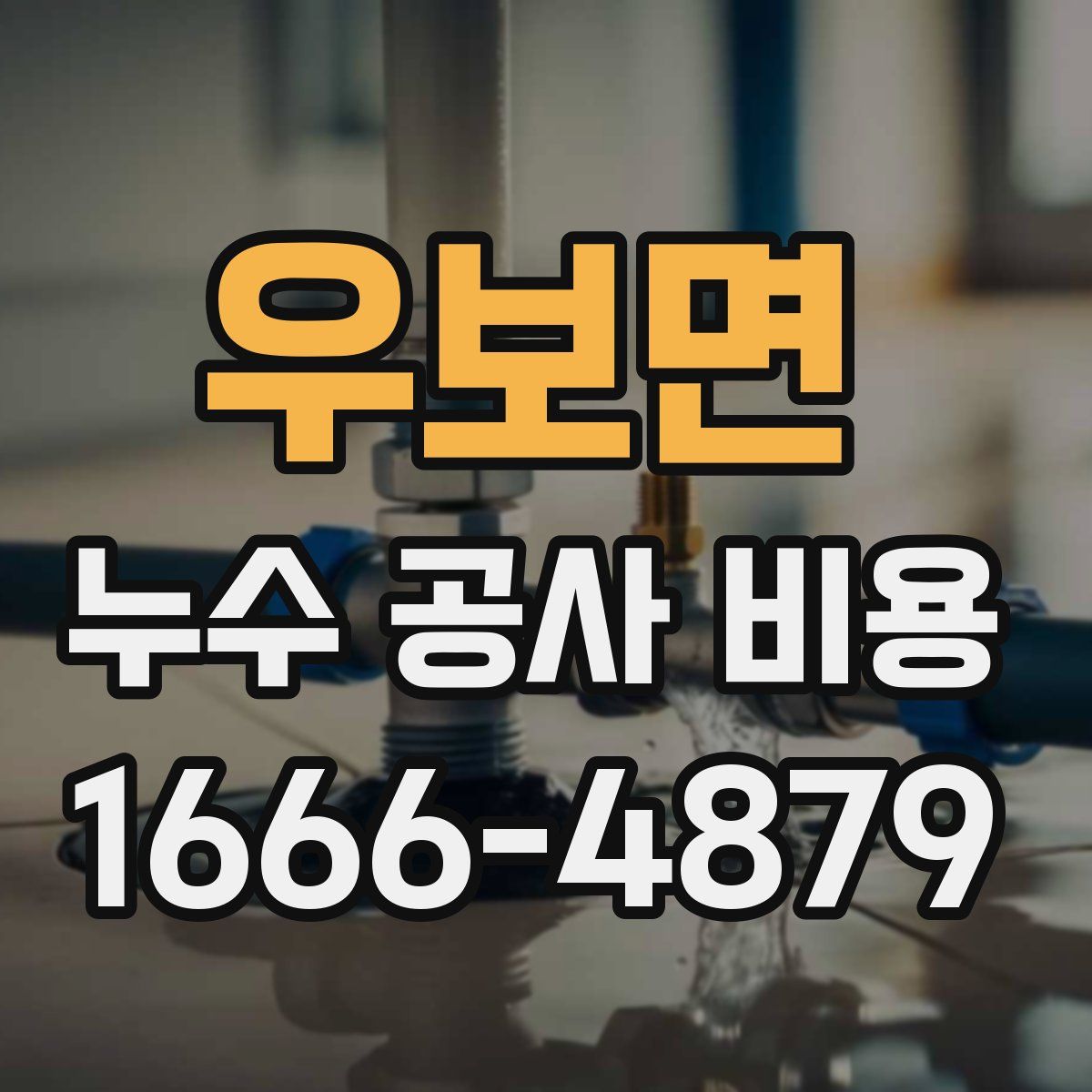 우보면 누수 공사 비용