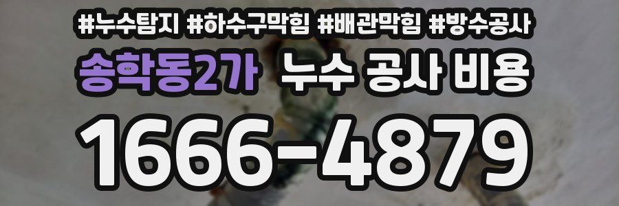 송학동2가 누수 공사 비용