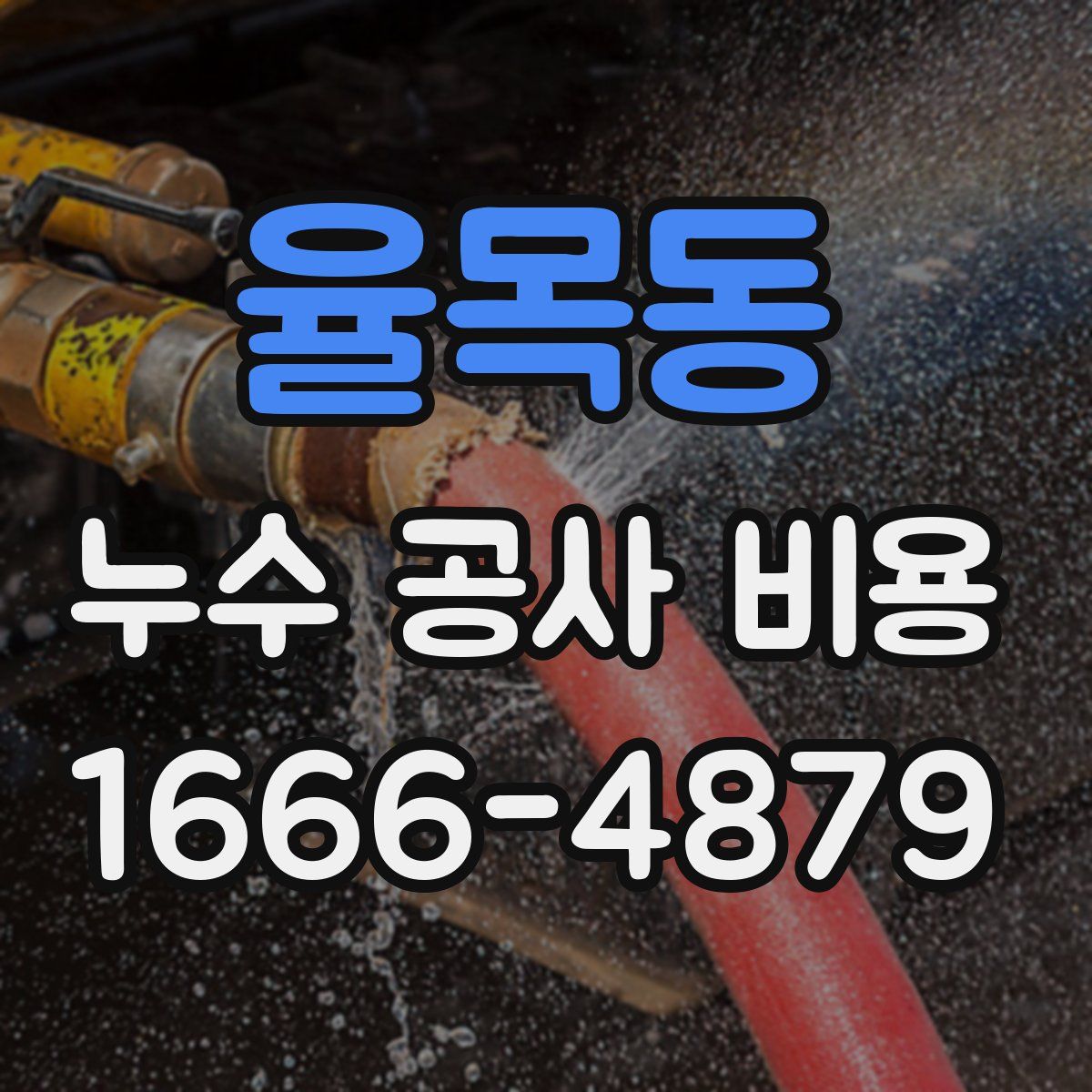 율목동 누수 공사 비용