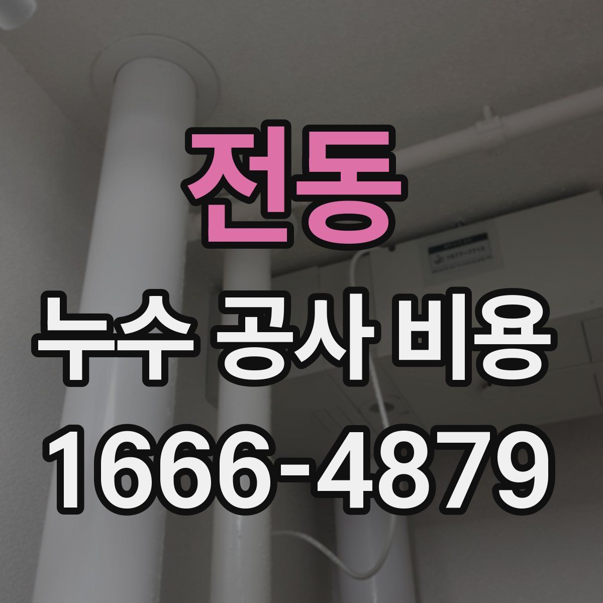 전동 누수 공사 비용