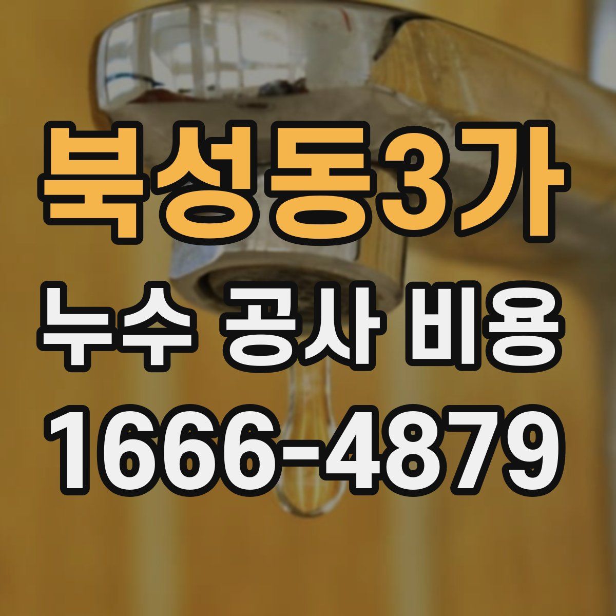 북성동3가 누수 공사 비용