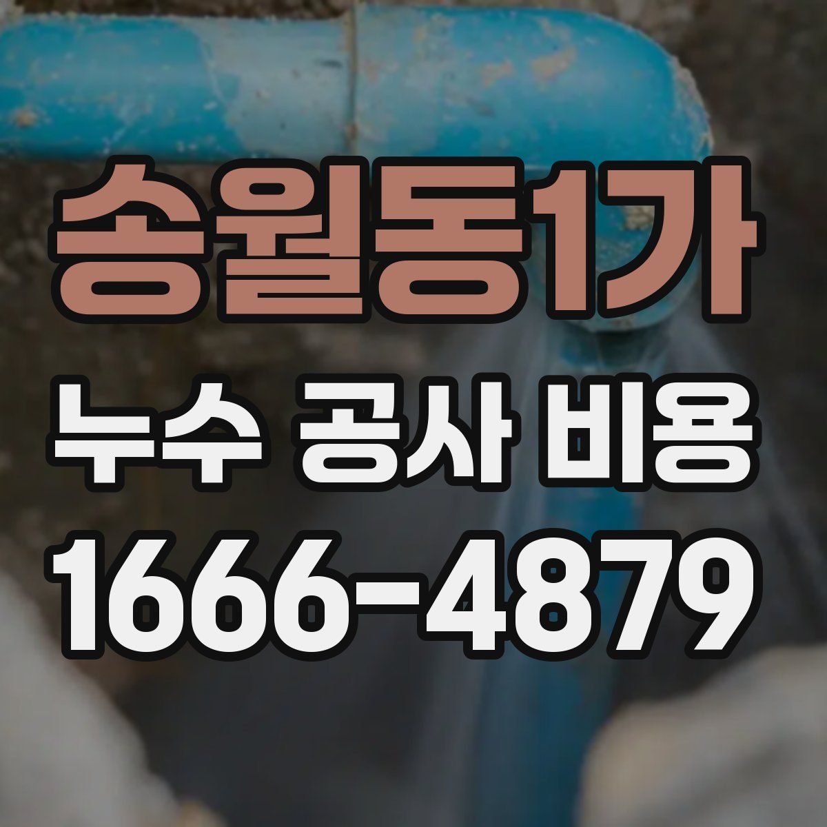 송월동1가 누수 공사 비용