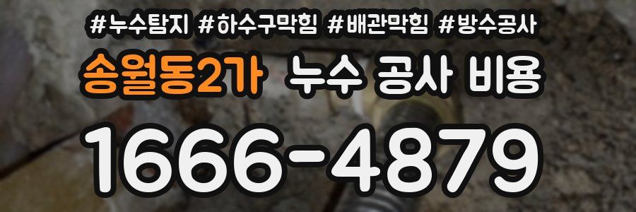 송월동2가 누수 공사 비용