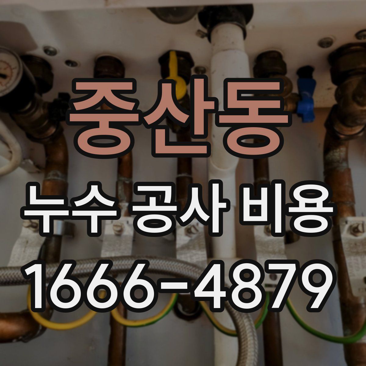 중산동 누수 공사 비용