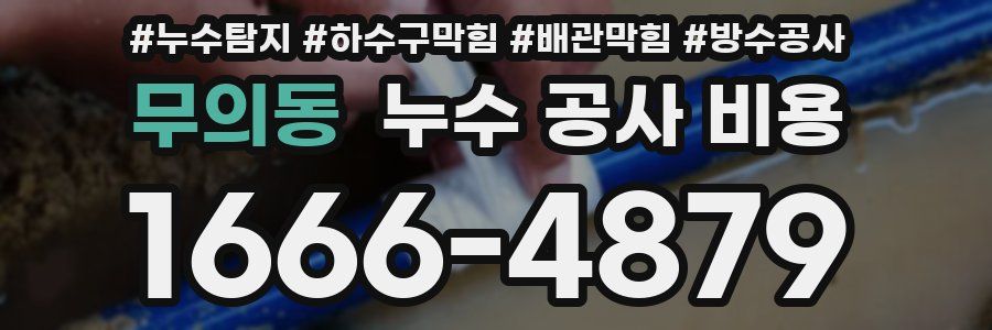 무의동 누수 공사 비용