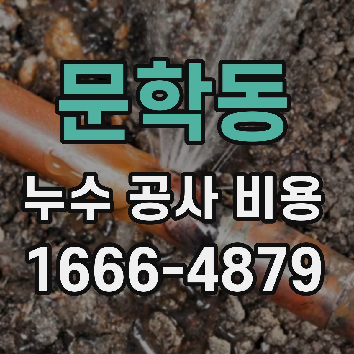 문학동 누수 공사 비용