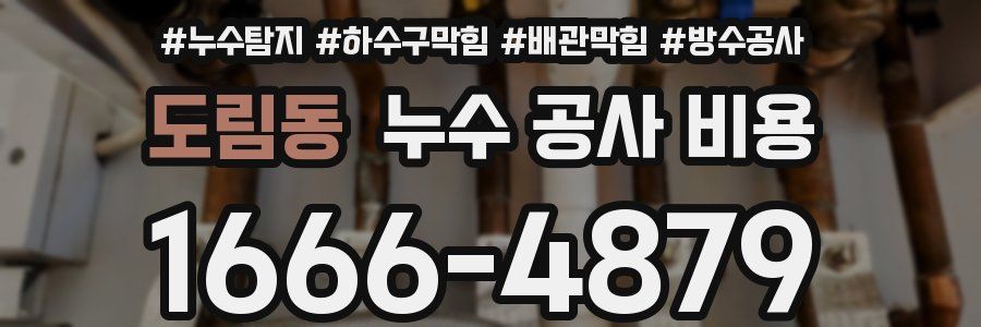 도림동 누수 공사 비용