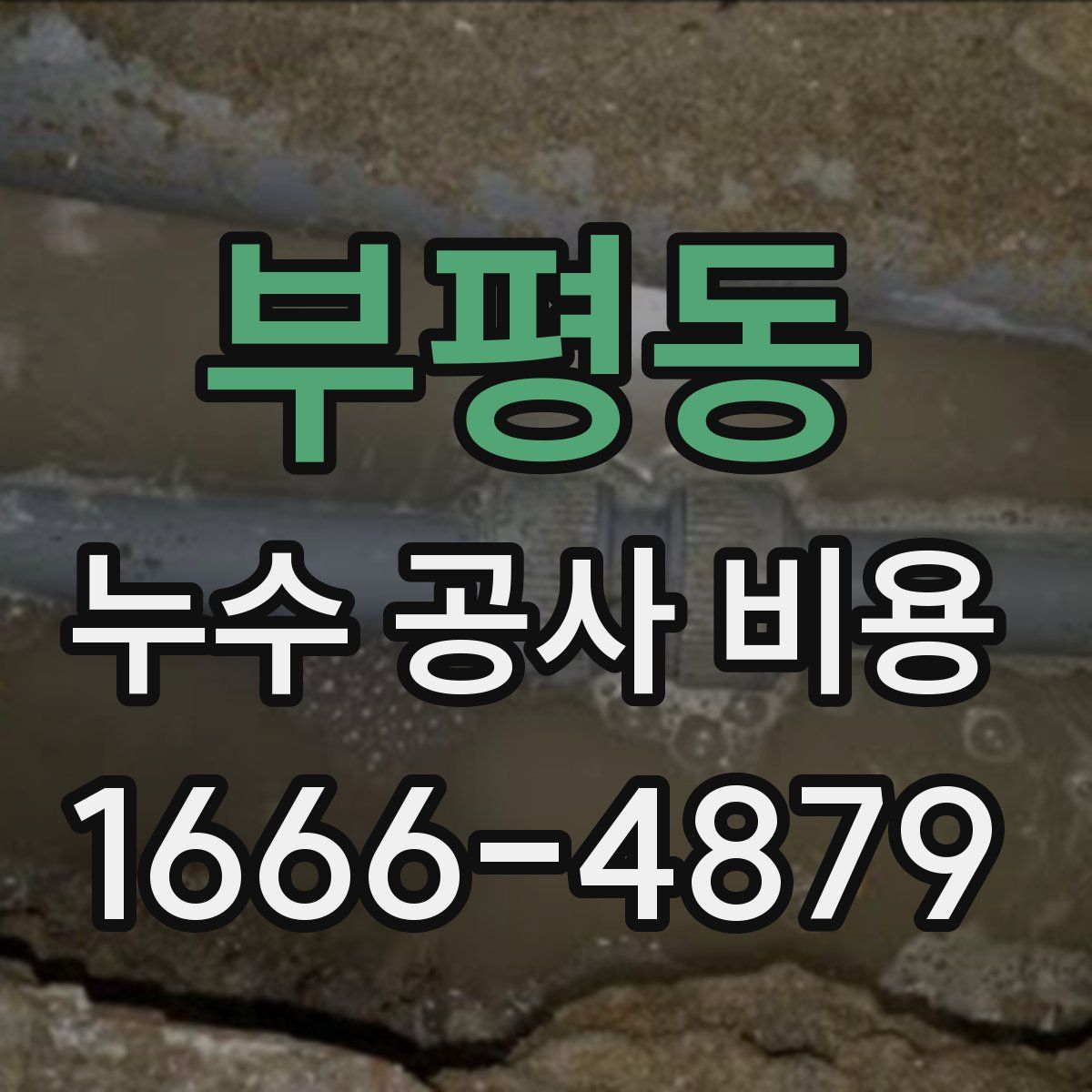 부평동 누수 공사 비용