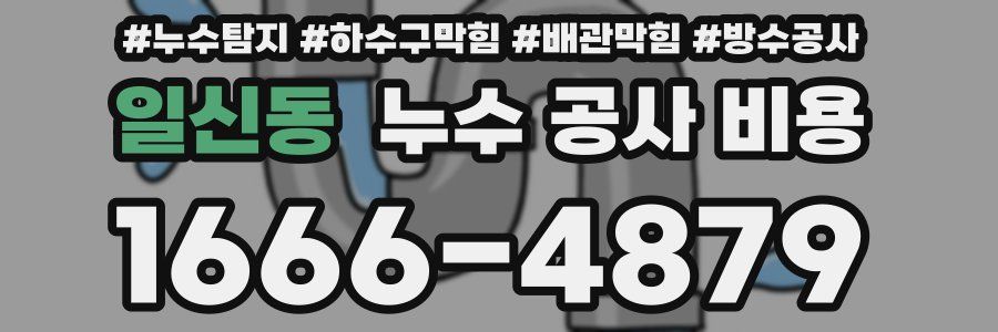 일신동 누수 공사 비용