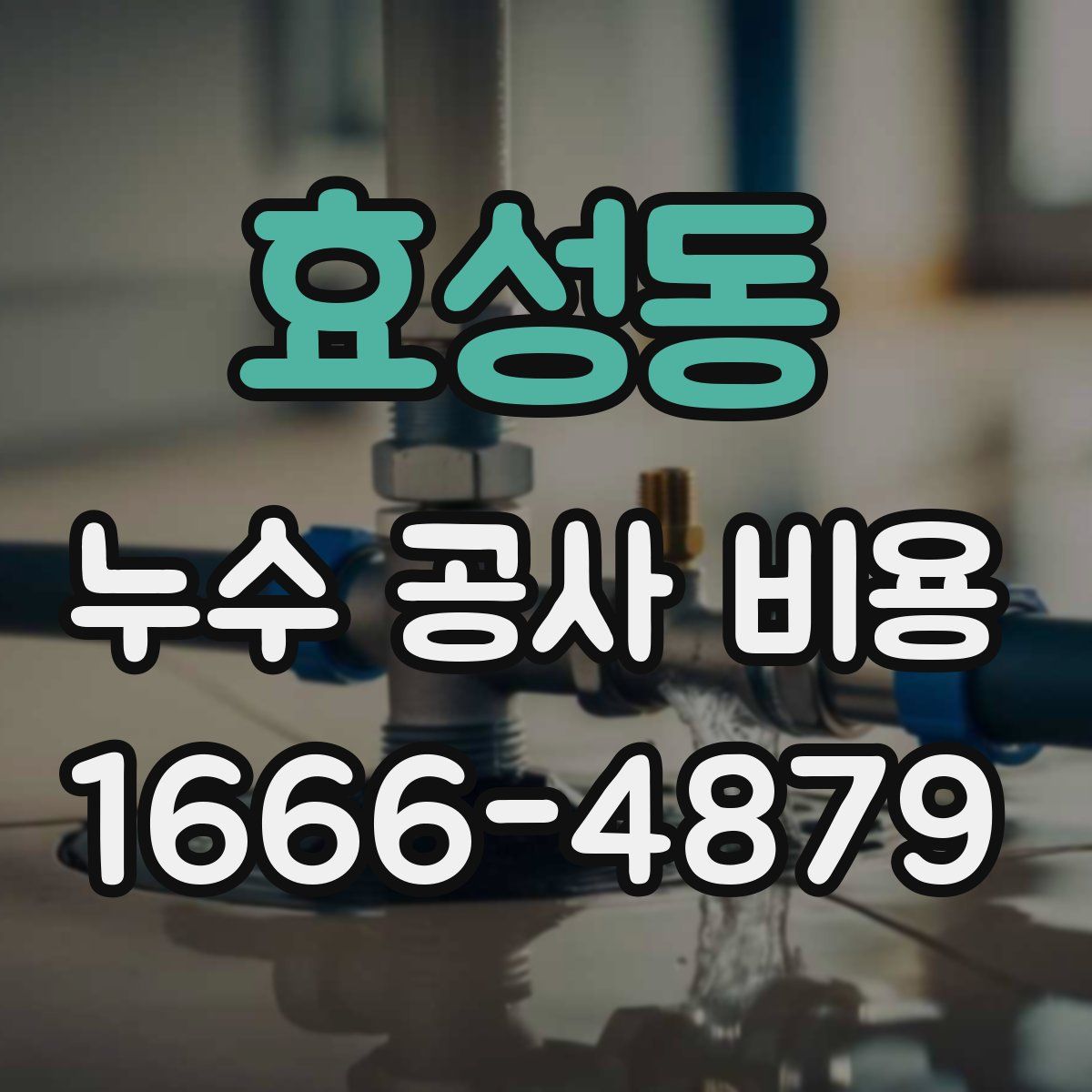 효성동 누수 공사 비용