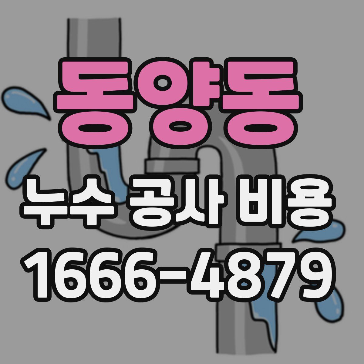 동양동 누수 공사 비용