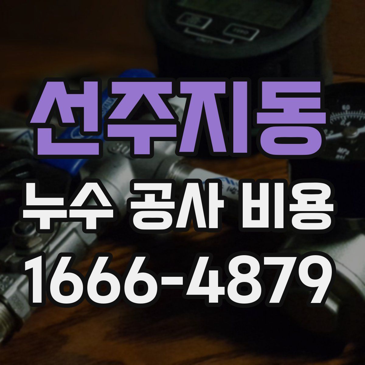 선주지동 누수 공사 비용