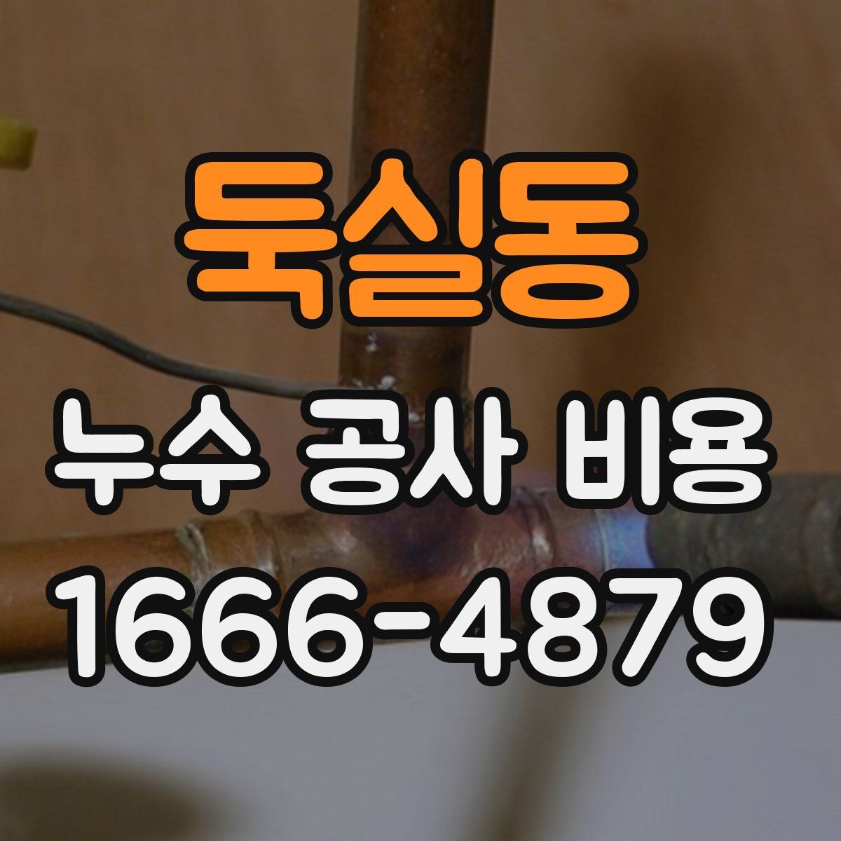 둑실동 누수 공사 비용