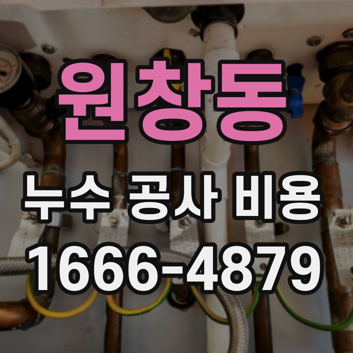원창동 누수 공사 비용