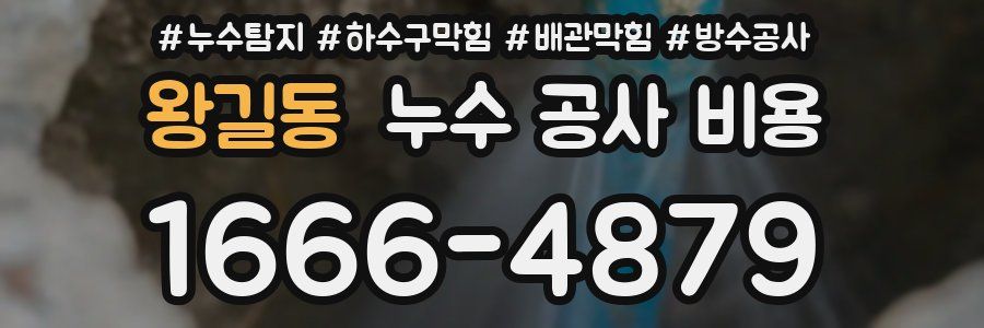 왕길동 누수 공사 비용