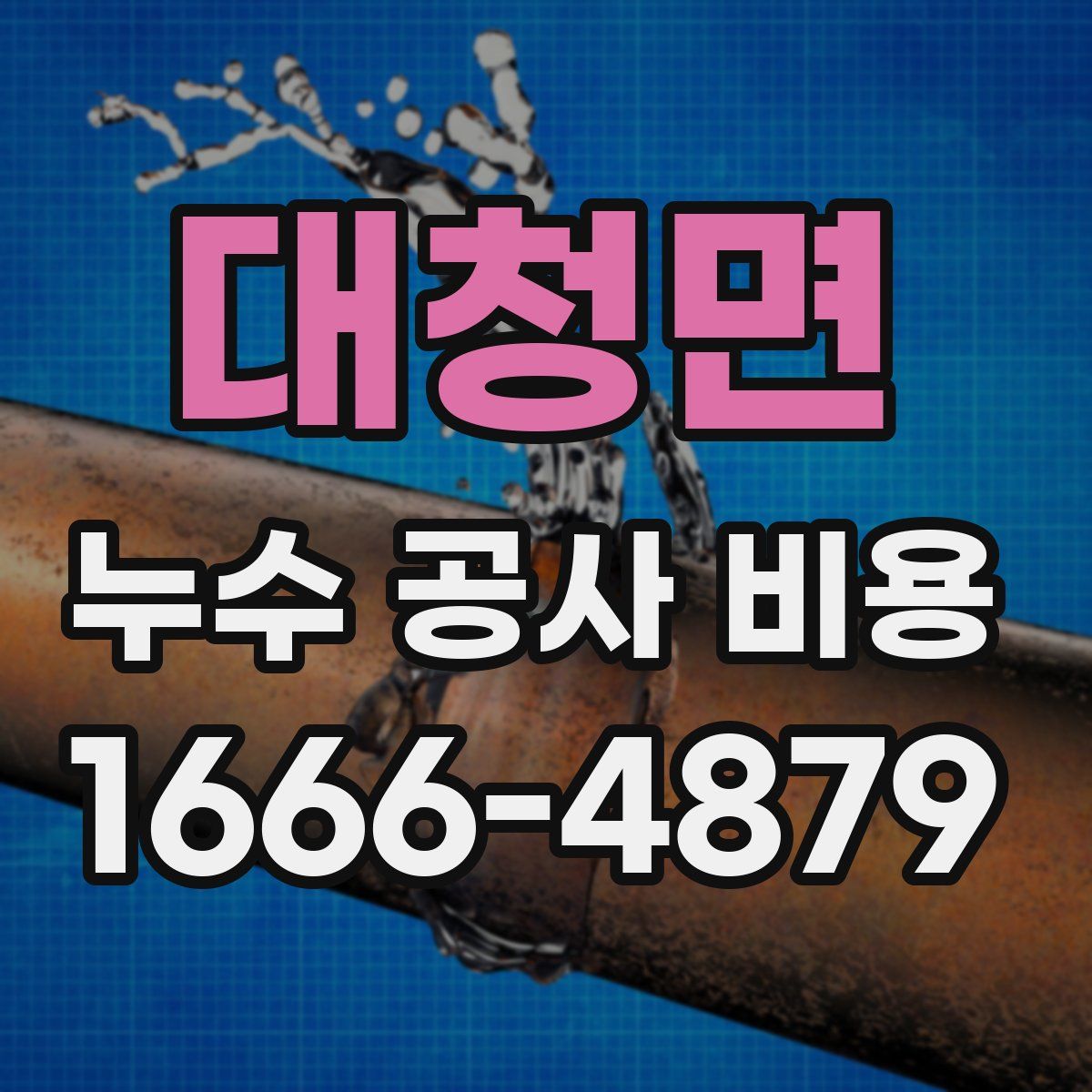대청면 누수 공사 비용