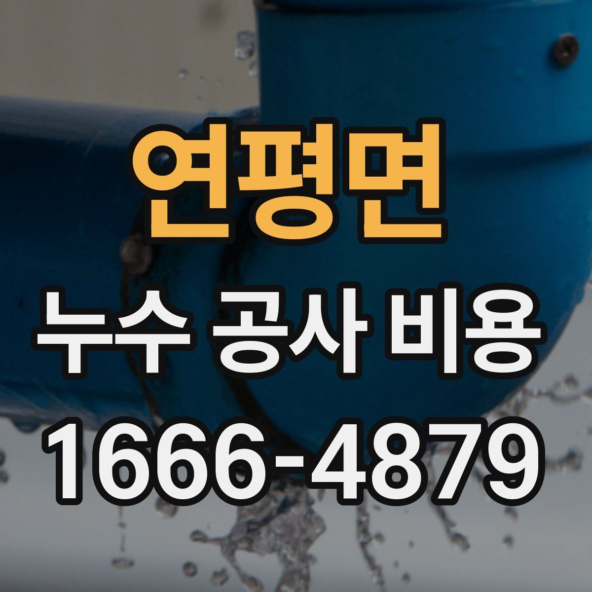 연평면 누수 공사 비용