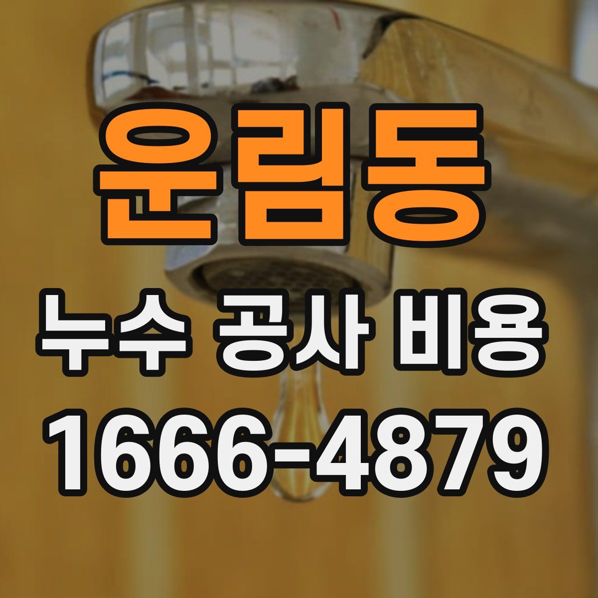 운림동 누수 공사 비용