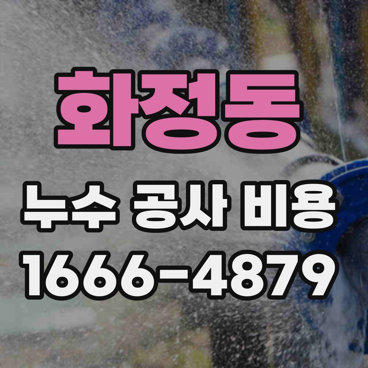 화정동 누수 공사 비용
