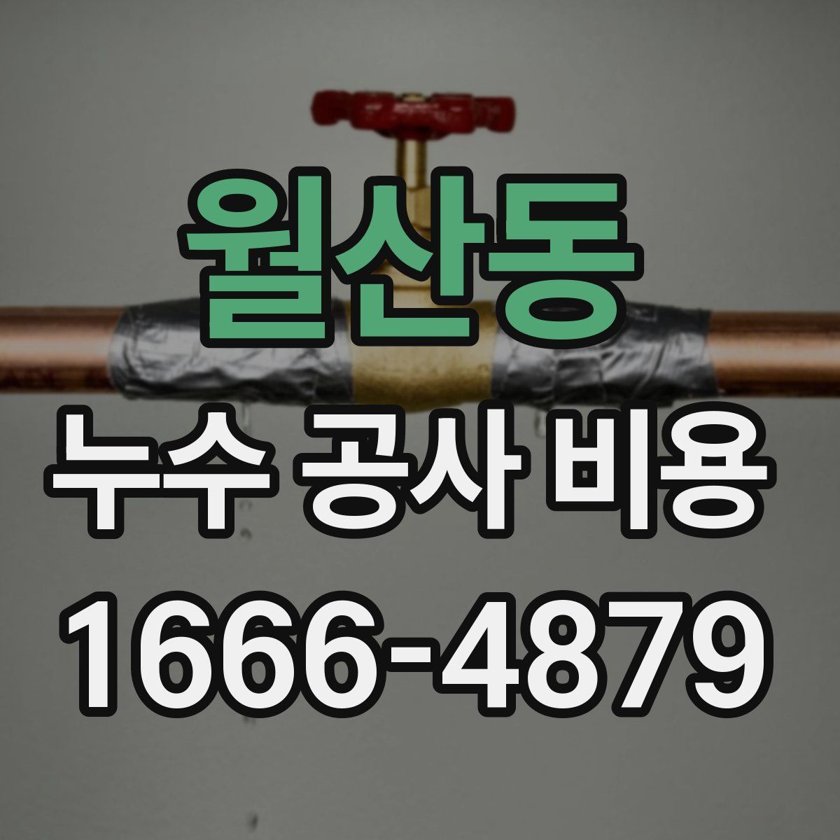 월산동 누수 공사 비용