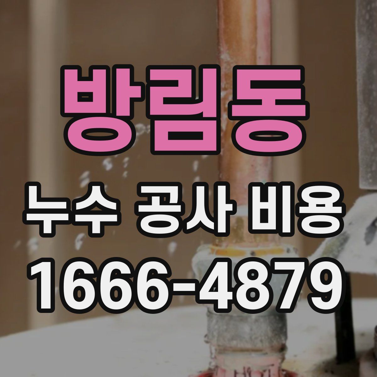 방림동 누수 공사 비용
