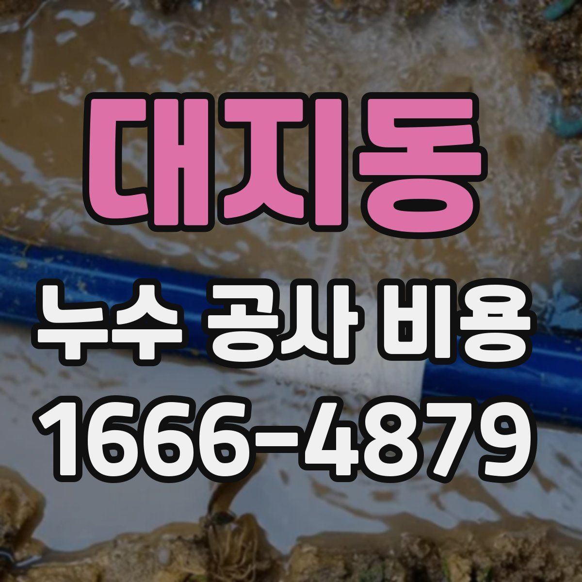 대지동 누수 공사 비용