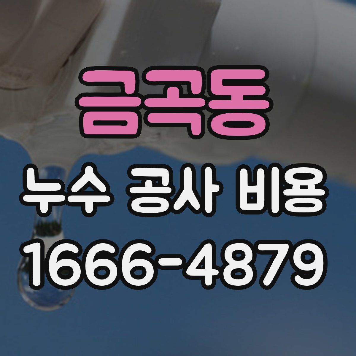 금곡동 누수 공사 비용