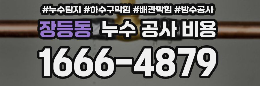 장등동 누수 공사 비용
