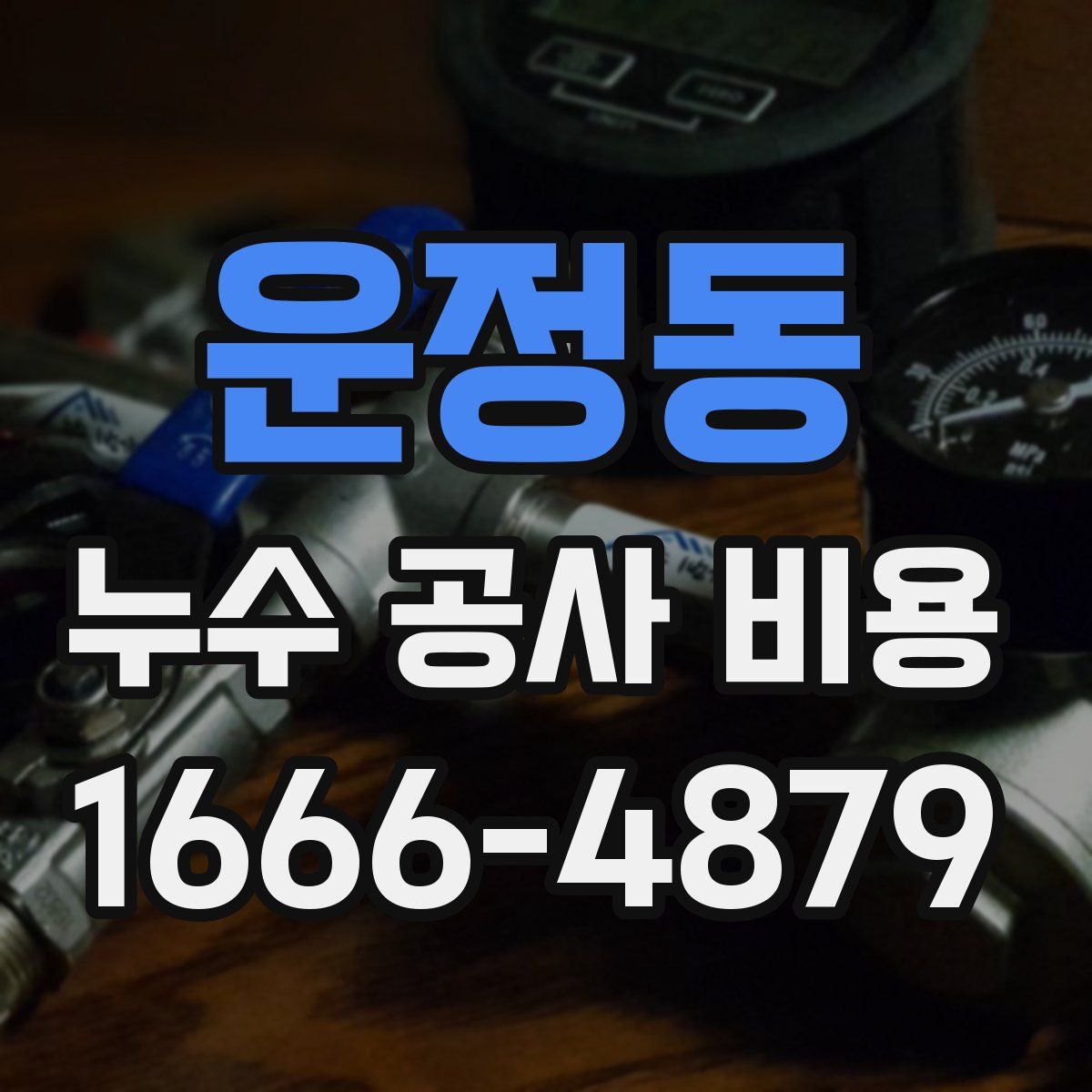 운정동 누수 공사 비용