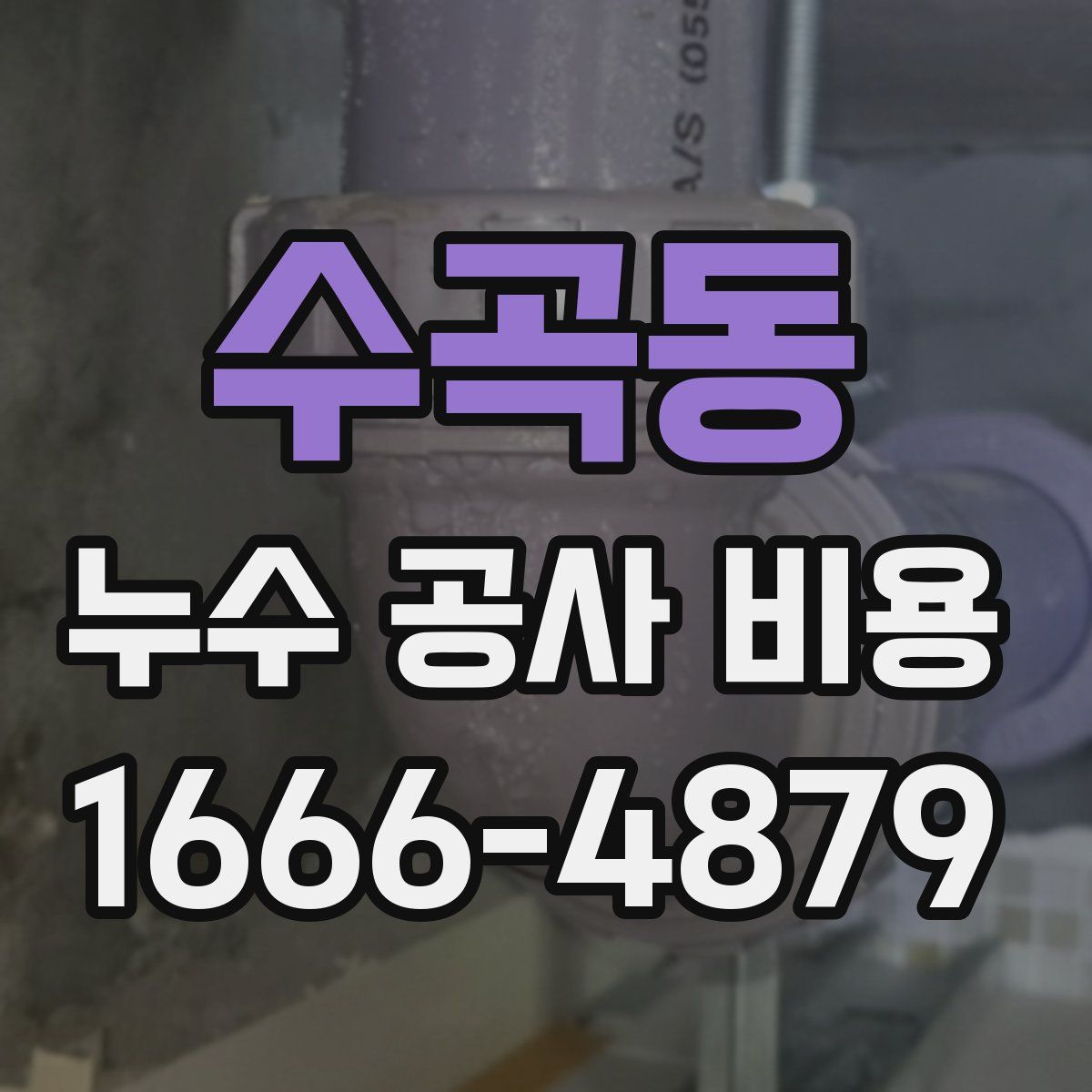 수곡동 누수 공사 비용