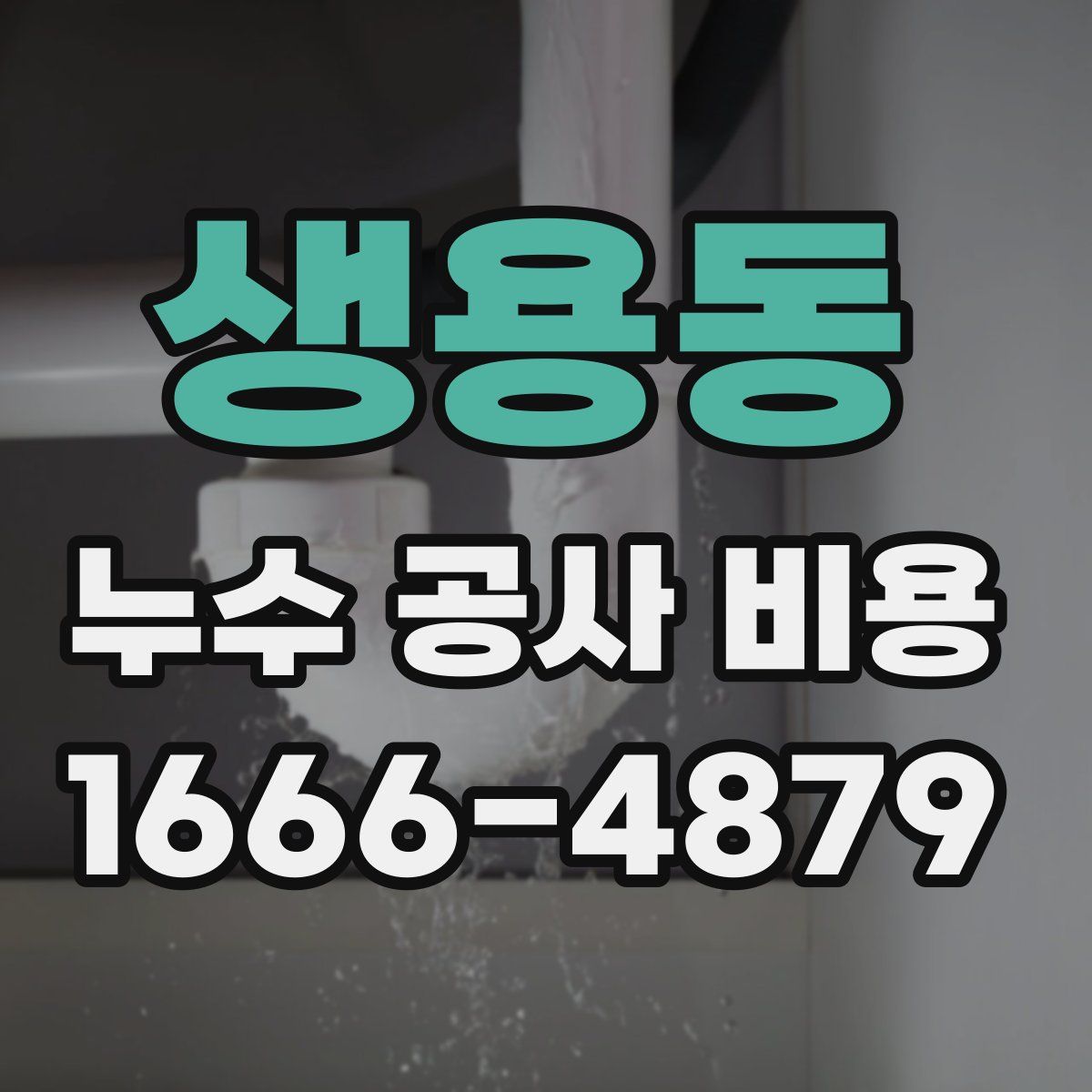 생용동 누수 공사 비용