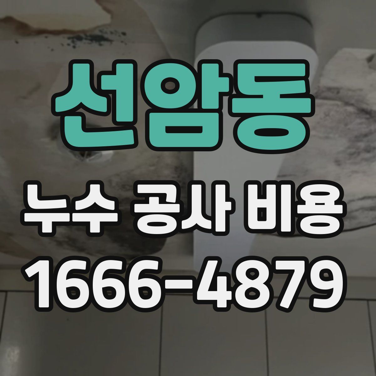 선암동 누수 공사 비용
