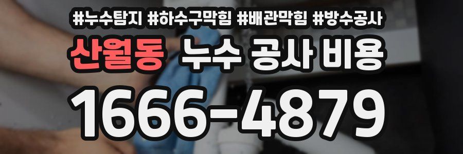 산월동 누수 공사 비용