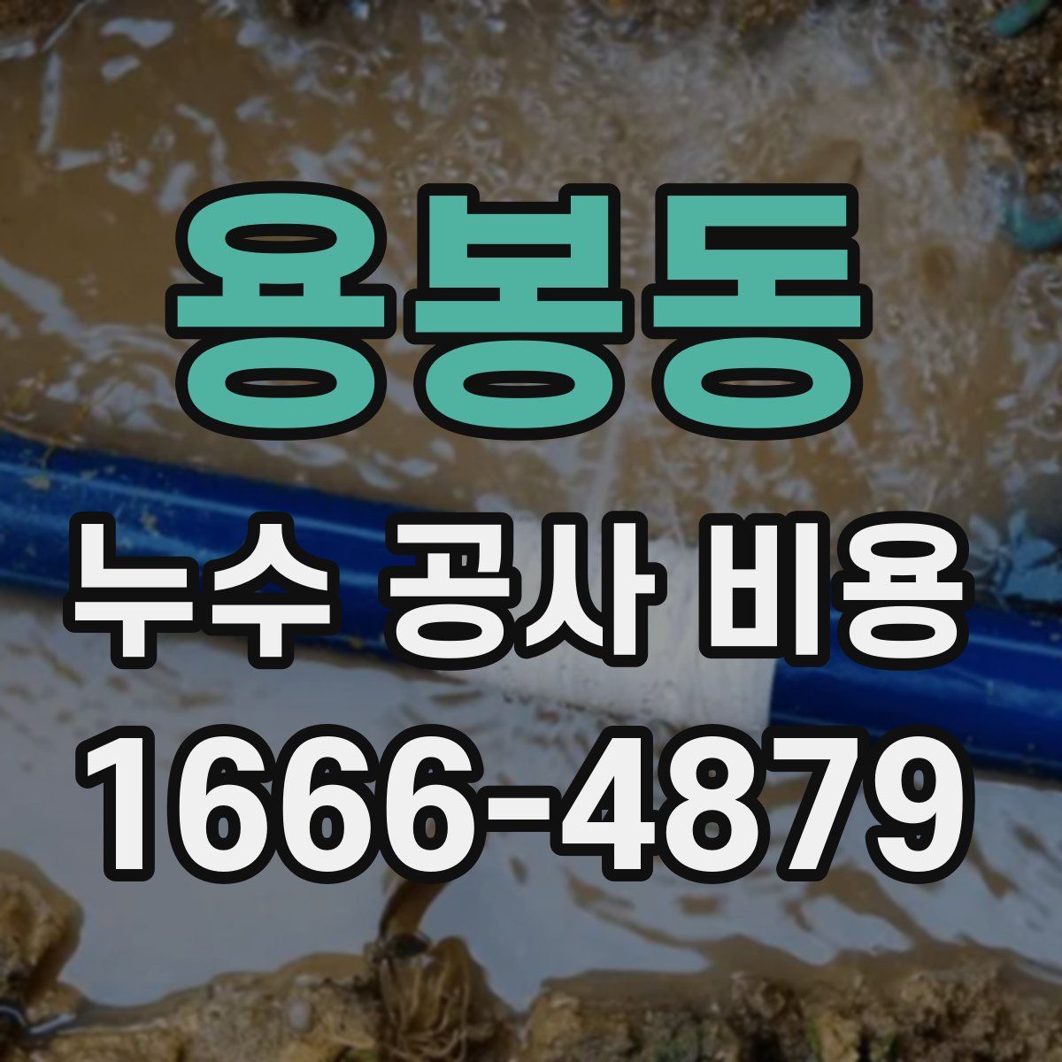 용봉동 누수 공사 비용