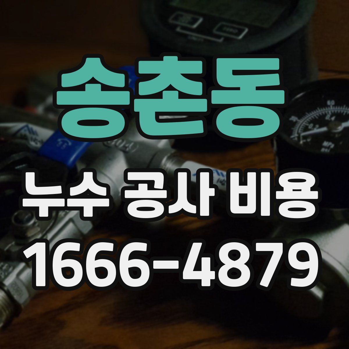 송촌동 누수 공사 비용