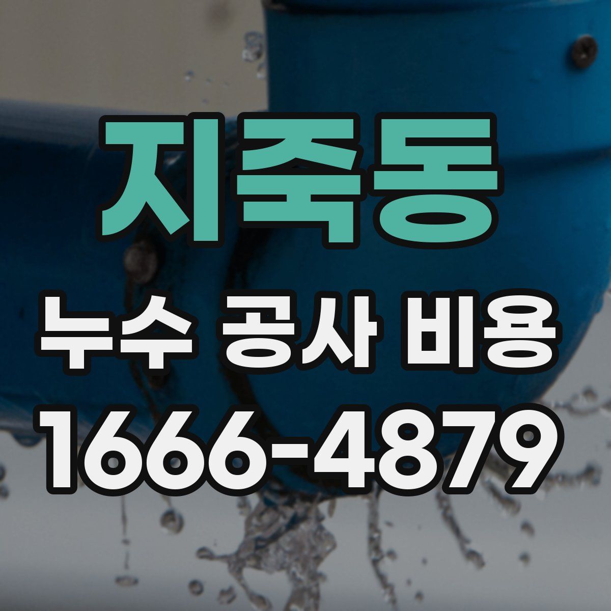 지죽동 누수 공사 비용