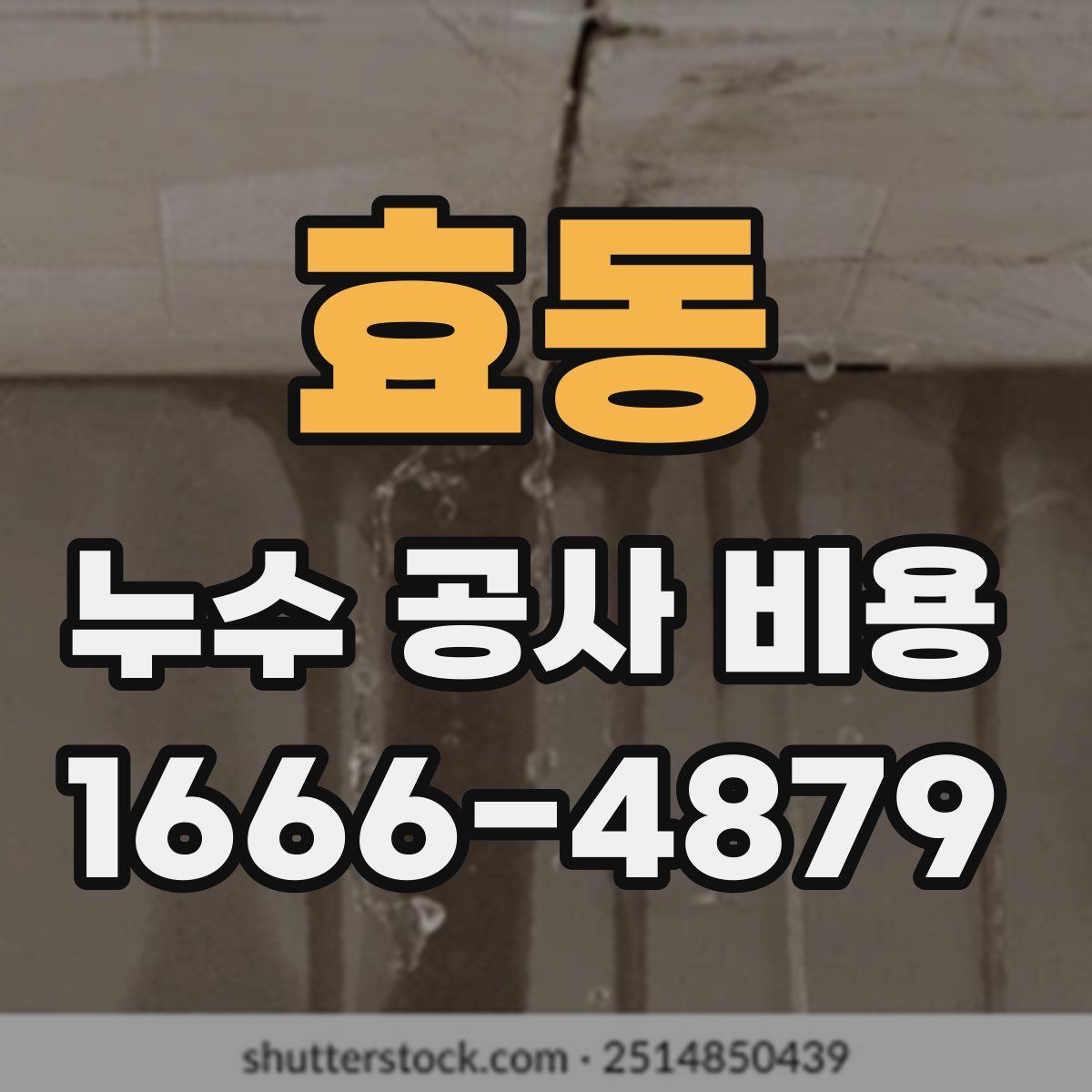 효동 누수 공사 비용
