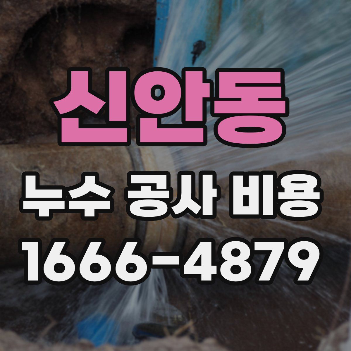 신안동 누수 공사 비용