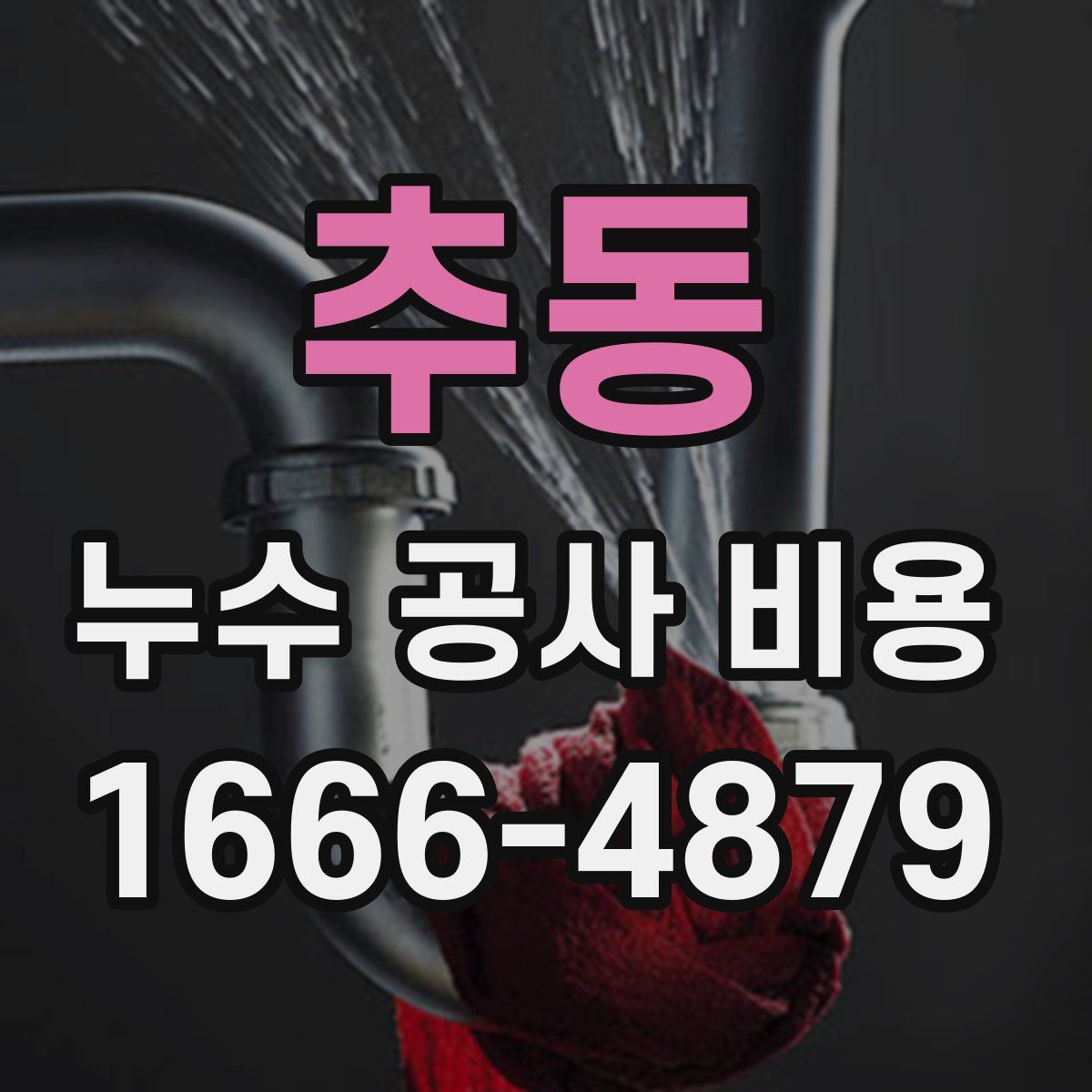 추동 누수 공사 비용
