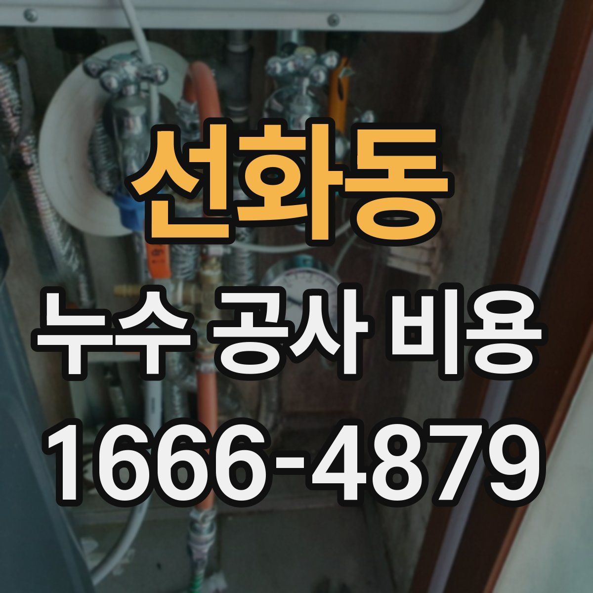선화동 누수 공사 비용