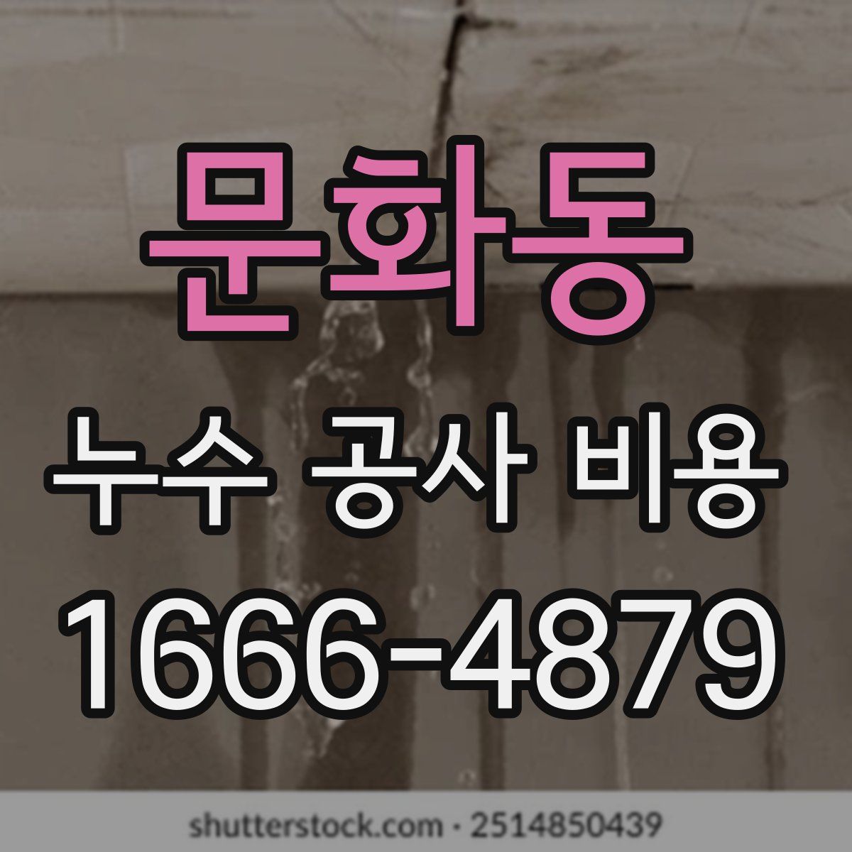 문화동 누수 공사 비용