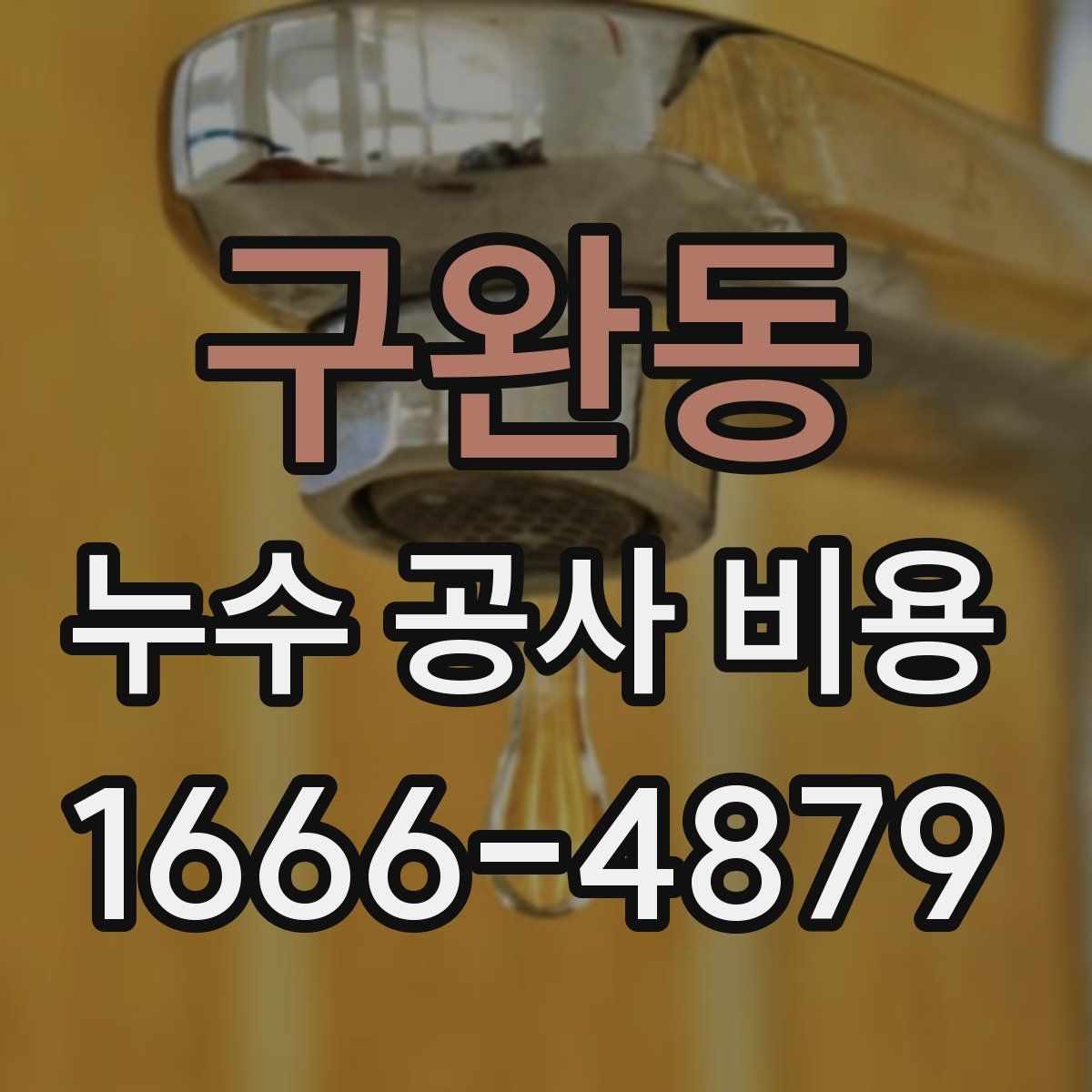 구완동 누수 공사 비용