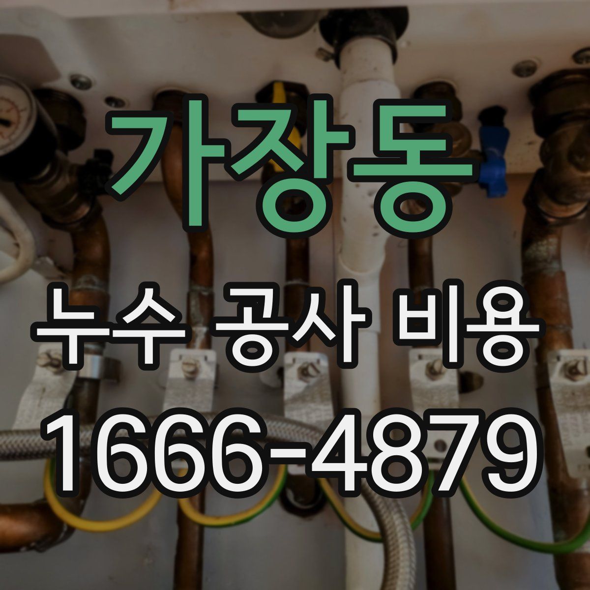 가장동 누수 공사 비용