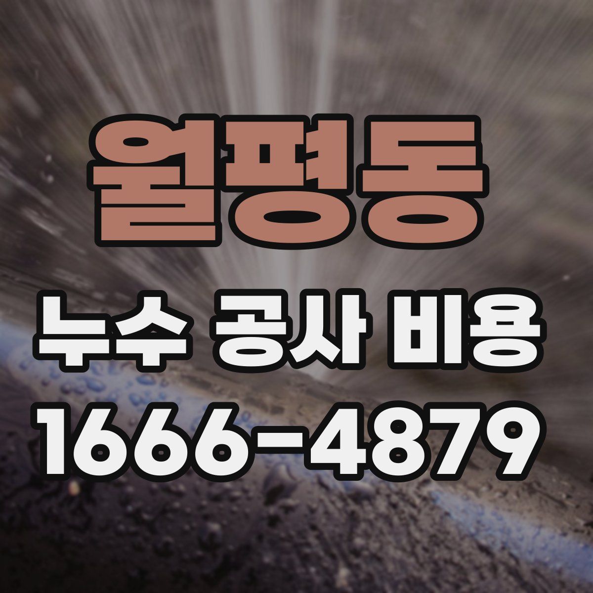 월평동 누수 공사 비용
