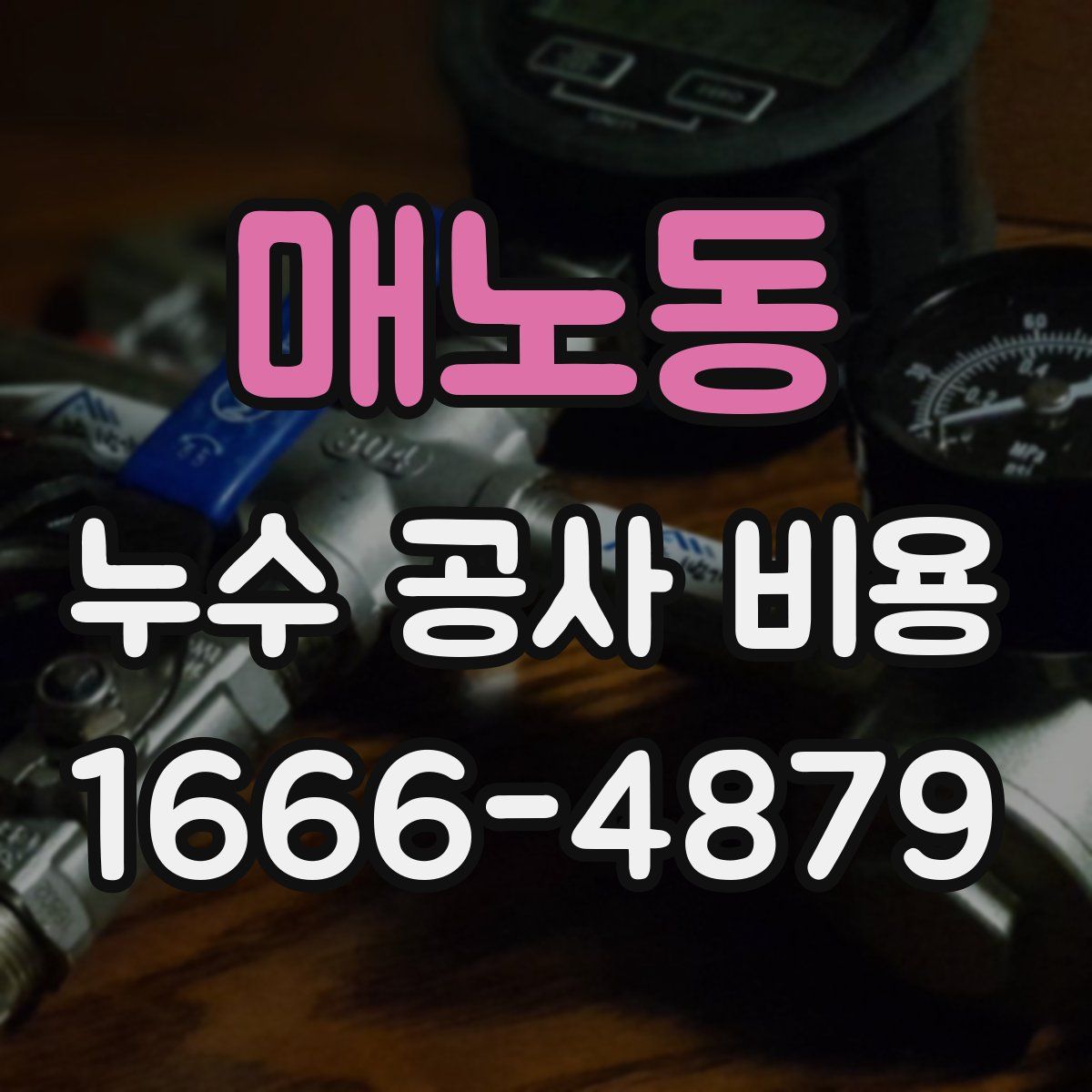 매노동 누수 공사 비용