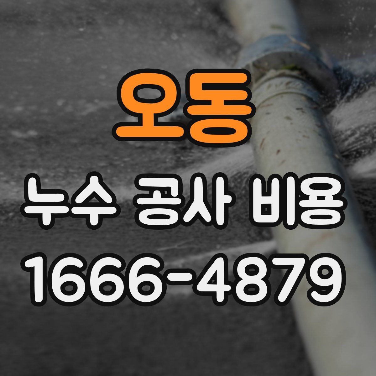 오동 누수 공사 비용